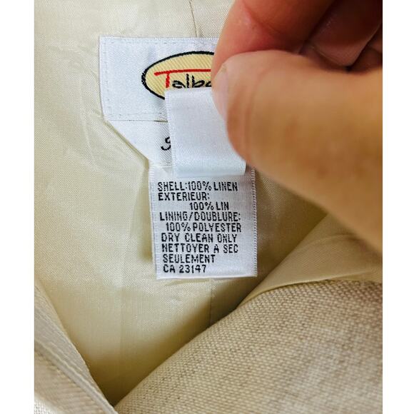 Sara Morgan Women's Size L Navy & White Eyelet Print Button Up Blouse #0337 - Picture 9 of 12